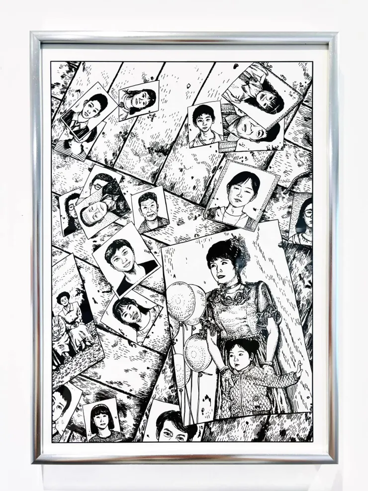 《器官拼圖》收錄作品〈國宅出租〉篇末的插圖