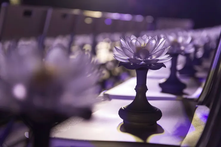 慈山寺官方Facebook圖片，2024年蓮花燈（未亮燈）