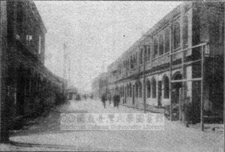 六館街舊照,1914年,台灣日日新報社