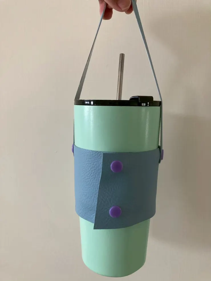 試著做不同款式的杯套