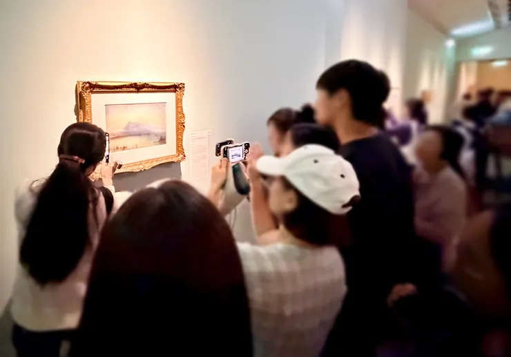 其實看透納展的第一個感想是人真的太多彷彿在逛菜市場，害我內心一直瘋狂靠腰😂