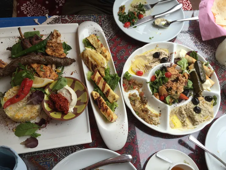 之前在新加坡小阿拉伯區用餐的照片