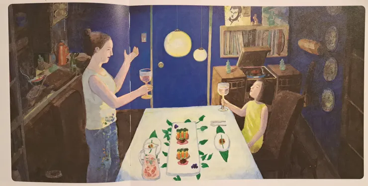 好喜歡這幅圖，顏色好美。