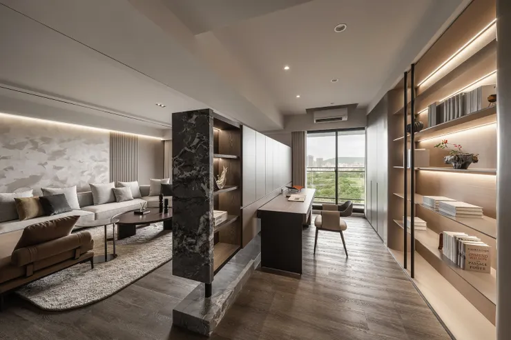 (作品呈現:鼎宇森林之星A2-我的鄰居就叫做「森林」徜徉在綠景中的空間設計|藝瓦高雄室內空間設計)