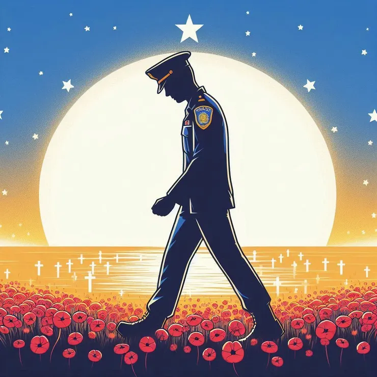 警察這份工作總是伴隨著犧牲與使命。