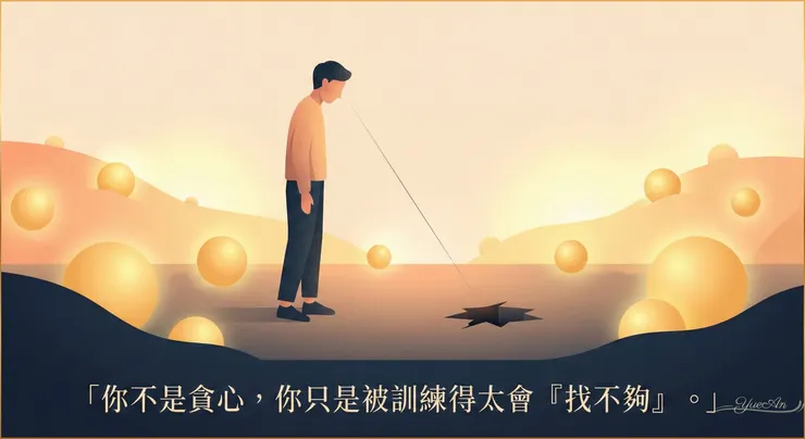 在心理學與行為科學的語境裡，所謂的匱乏心態（scarcity mindset），常見的核心是：注意力會反覆黏在「我缺少什麼」上……久了就容易把生活解讀成「永遠不夠」，也更容易焦慮、比較、自我懷疑。