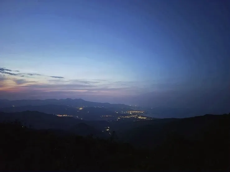 福隆海邊的夜景
