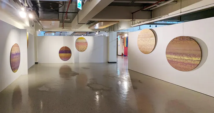 西元2024年3月，虹心球、空間與時間的對話。