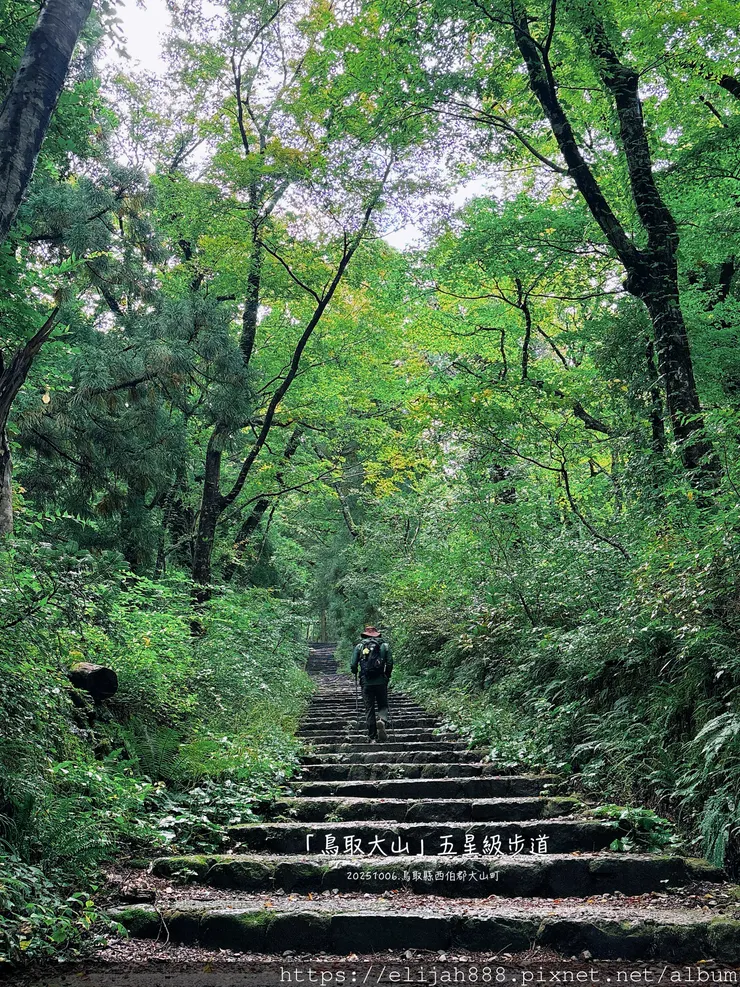【2025初秋.鳥取県大山町登山趣】夏日登山口/海拔1709
