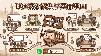 🟤 捷運文湖線（棕線）共享空間地圖全攻略！