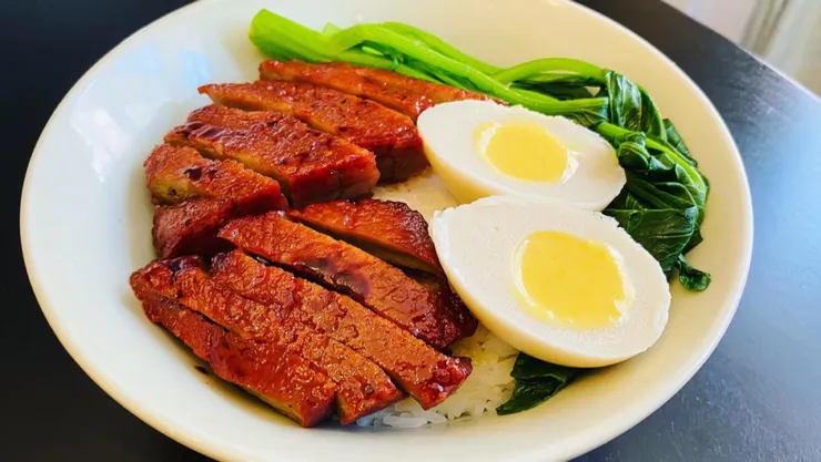 港式叉燒煎蛋飯