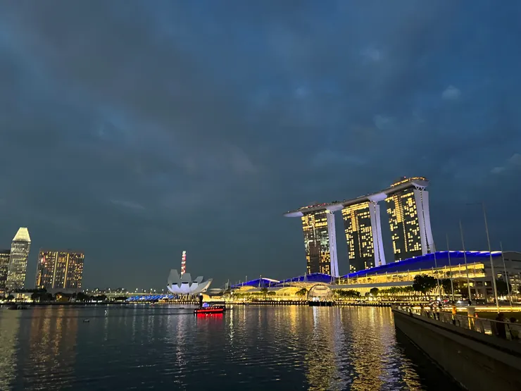 沿途看到的夜景
