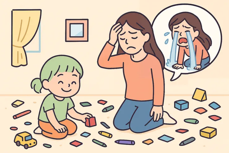 媽媽內心的小劇場：快崩潰啦