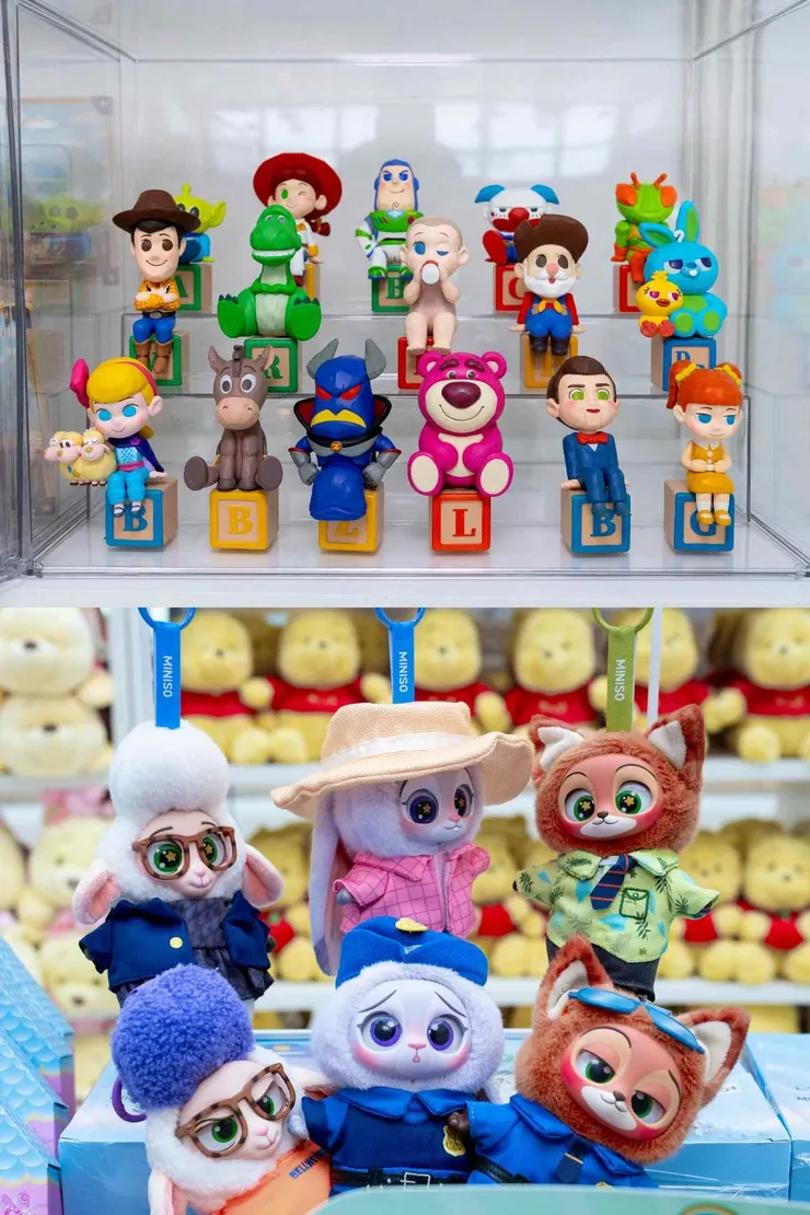 圖說：MINISO致力與國際人氣IP聯名合作，將大家喜愛的角色故事化為生活中觸手可及的陪伴小物，零時差提供心靈療癒和快樂。（資料來源：MINISO）