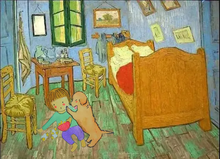 辛巴，別玩了。我們要趕快在梵谷回來之前離開啦。