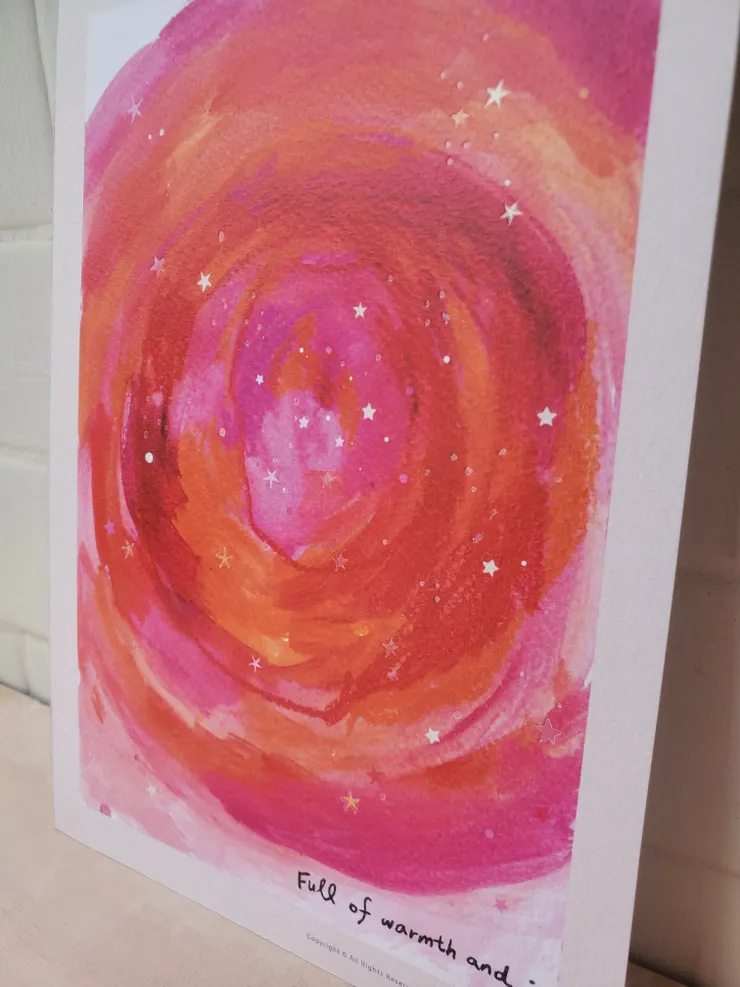 這款燙金膜使用透明的雷射膜,隱隱約約