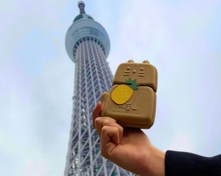 圖說：鳳梨全果應用品牌旺萊山首次進軍東京晴空塔城，將台灣農產魅力帶進一般民眾生活圈。（資料來源：旺萊山）