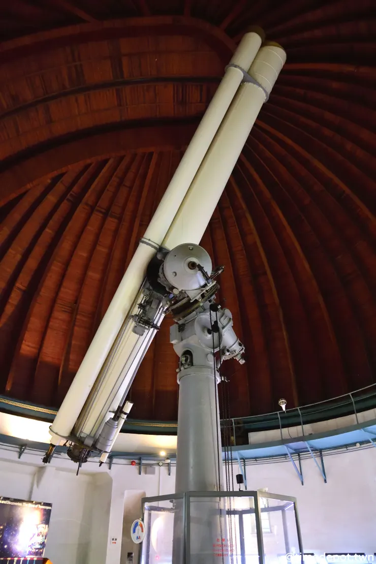大赤道儀室內的65公分口徑望遠鏡曾是日本國內最大的望遠鏡