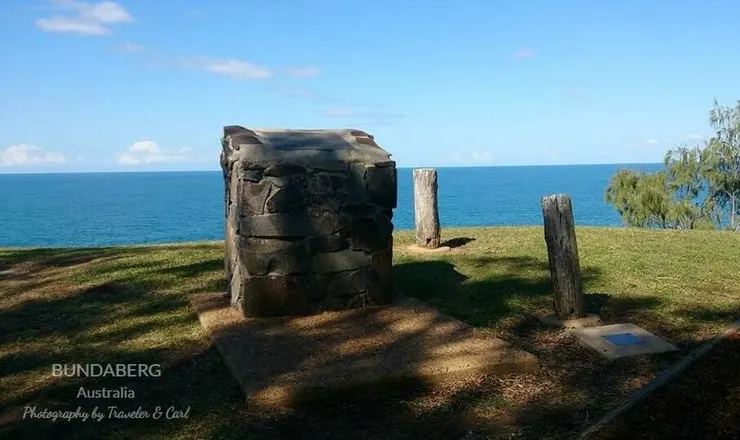 石造紀念碑，是一個制高點，可以看到整個海洋