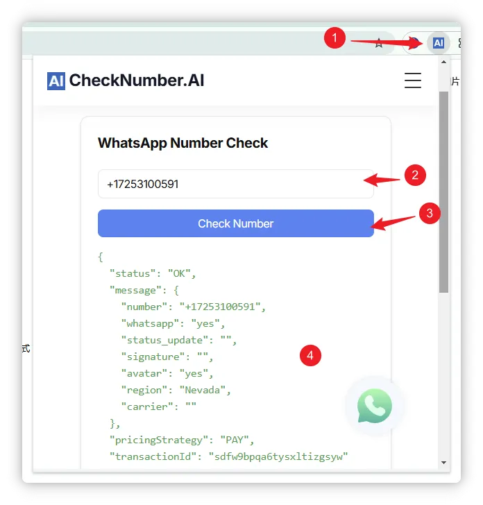 WhatsApp Number Checker