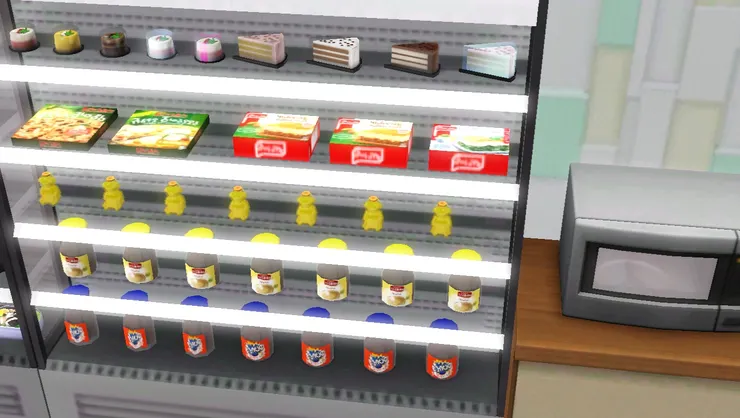 我這家便利店有好吃的蛋糕布丁出售！印象中其他店不賣這些。