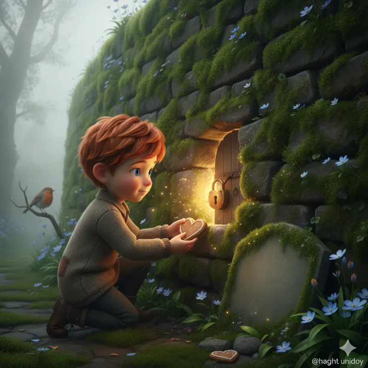 苔蘚圍牆下的秘密花園