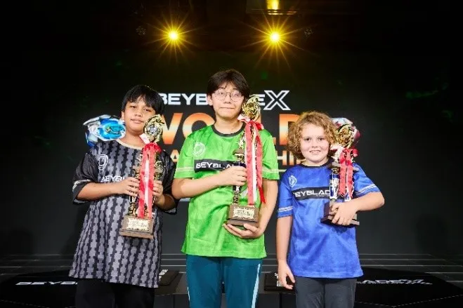 兒童組選手合影(前三名)