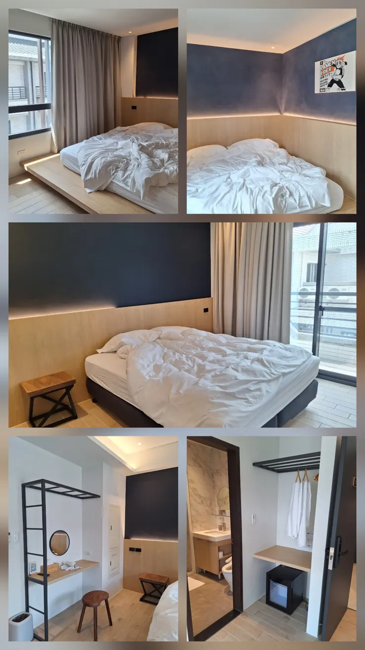 房間很大，採光很好，非常舒服。