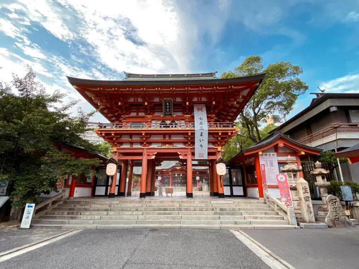 參拜時間外的生田神社