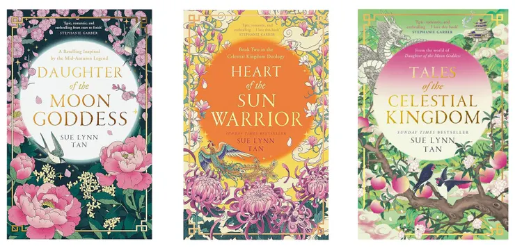 Jason 為作者 Sue Lynn Tan 的系列小說繪製書封。（圖片來源：Amazon）