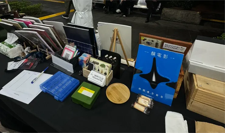 金馬市集擺攤。／生活照提供 林雅萱