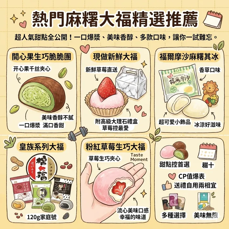 【草莓大福推薦】皮薄巨無霸爆汁!Dcard/PTT熱推必吃神級大福:甜點控/排隊名店,和風生巧脆脆團/杜老爺