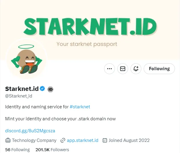 空投｜雙寶老爹空投日誌#006｜創建Starknet.id，增加Starknet主網交易次數
