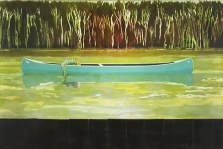 Canoe Lake, 1997-98 by Peter Doig.&nbsp;© Peter Doig. All Rights Reserved, DACS 2023