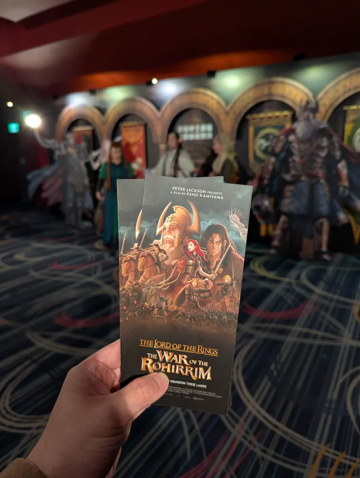 《魔戒：洛汗人之戰》美麗華首映會票根