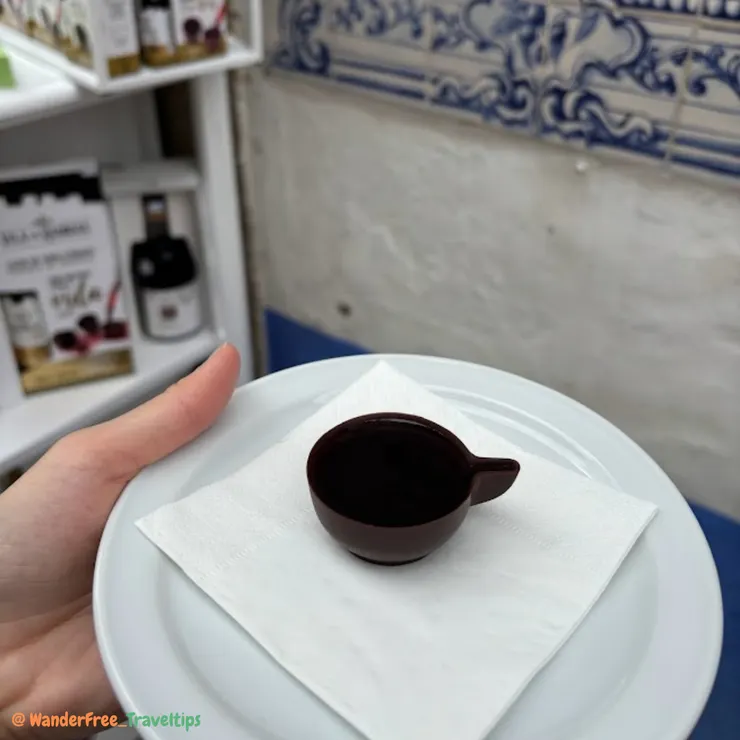 巧克力杯櫻桃酒Ginja