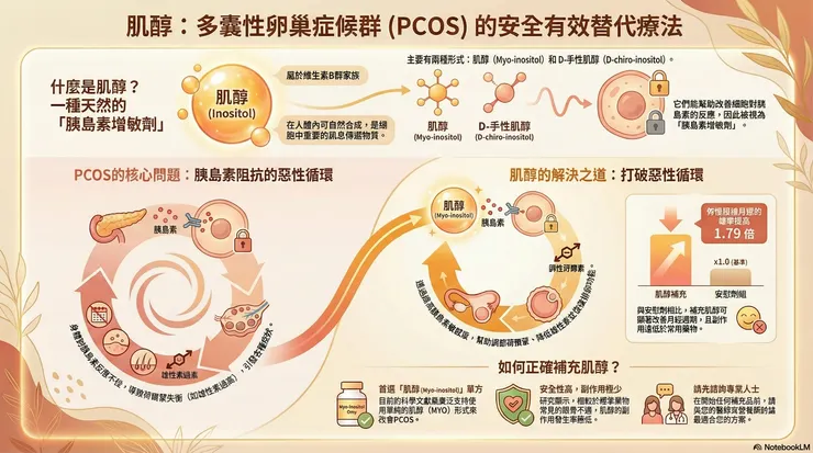 肌醇對於多囊性卵巢症候群的作用機轉