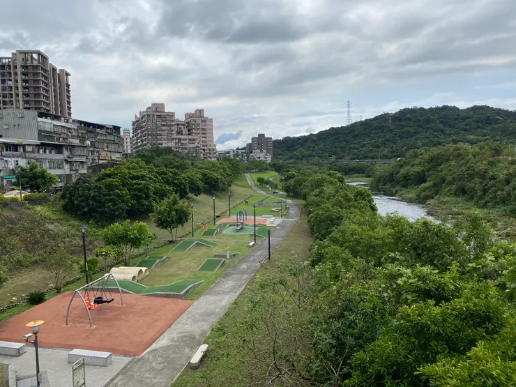 橋下的河濱公園