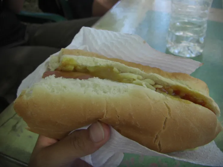 超陽春的午餐 (作者攝影於2008年)