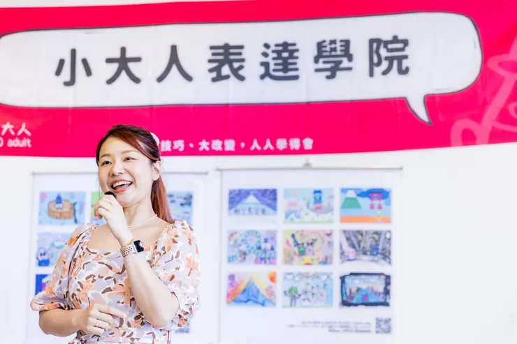 林依柔發展出多元的管道，推廣聲音表達力。（圖片來源：聲音表達講師林依柔粉絲團）