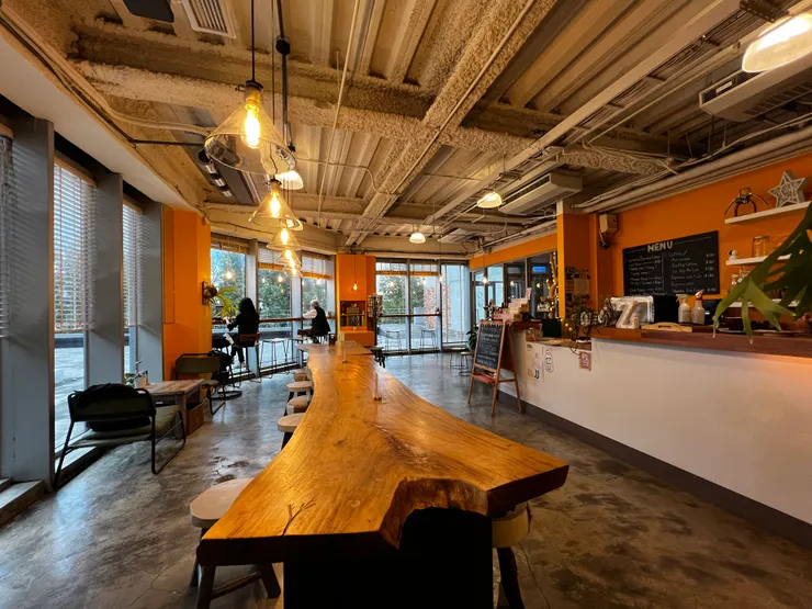 關渡美術館的爐鍋咖啡