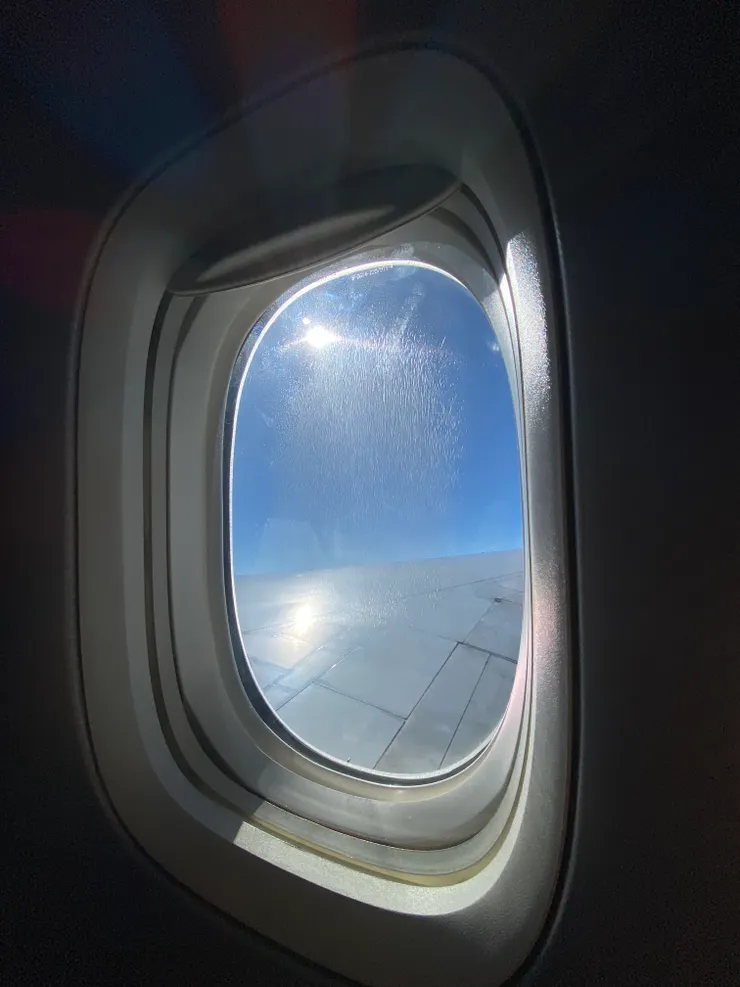 喜歡在雲上的飛行窗景