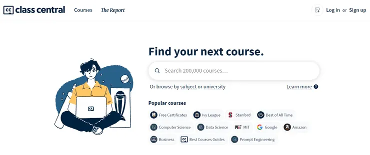 Source : Class Central 官網