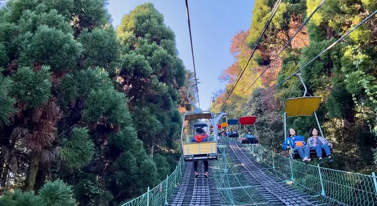 上山時乘坐吊椅