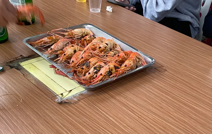 烤蝦