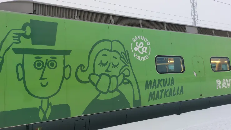  Rovaniemi到Helsinki 的火車，我選擇搭白天的。