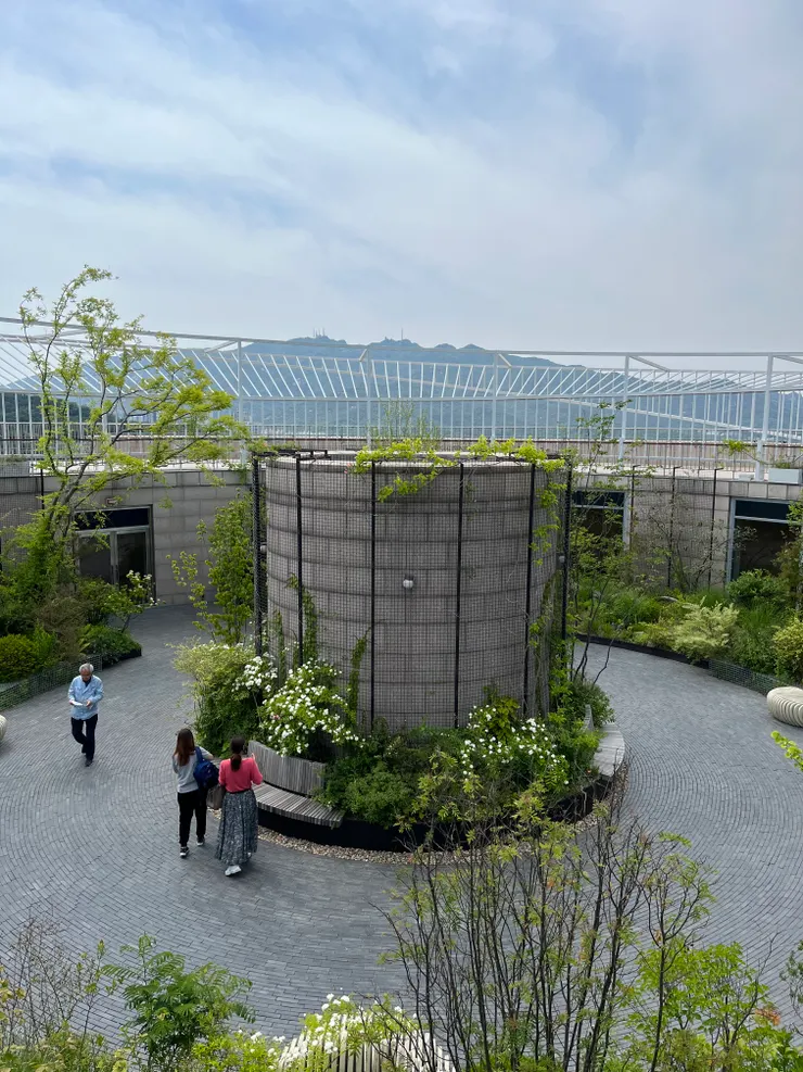 美術館頂樓的空中花園