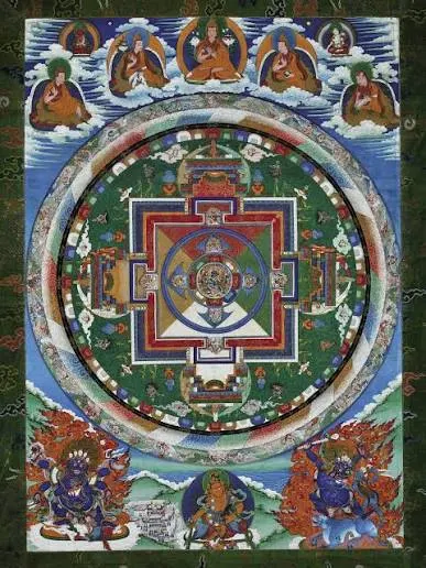 大輪金剛壇城圖(圖片來源於網路)