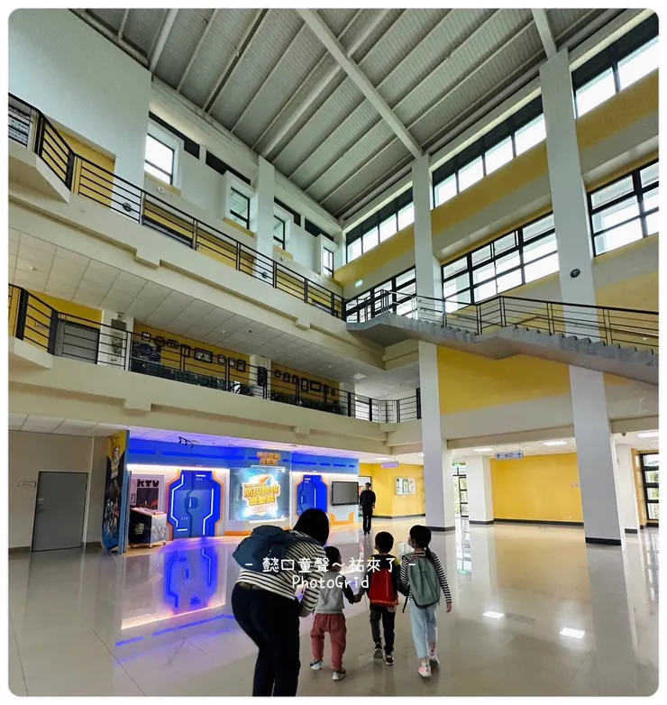 進入A5棟後直接可見「民眾防災體驗館」。