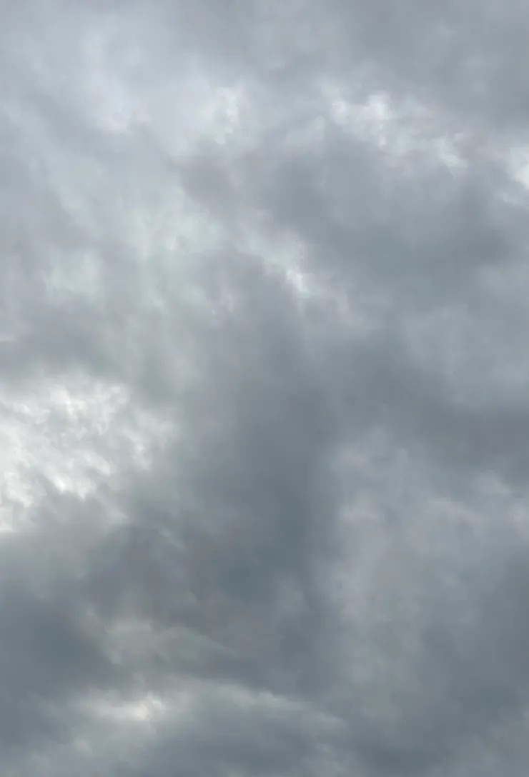 今天散步時的天空